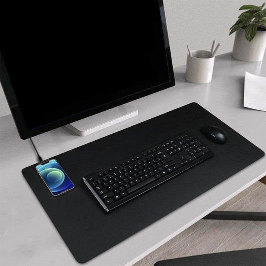 Black Leather Wireless Charging